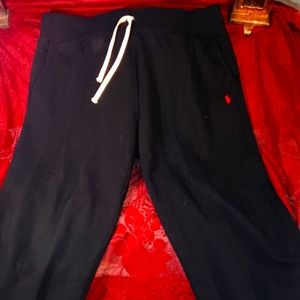 POLO RALPH LAUREN.  JOGGER PANTS. Black4XLT